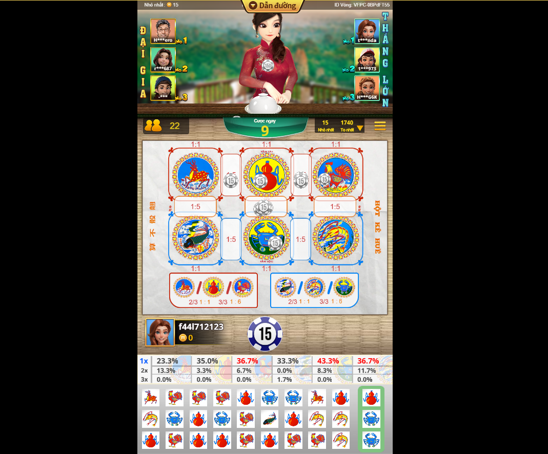 Hướng dẫn cách chơi Bầu Cua Online tại 888B